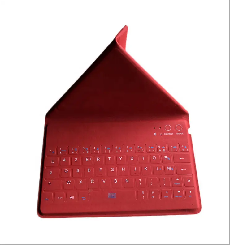 Case de 7.0 para ipad pro, capa com teclado de dente azul para ipad