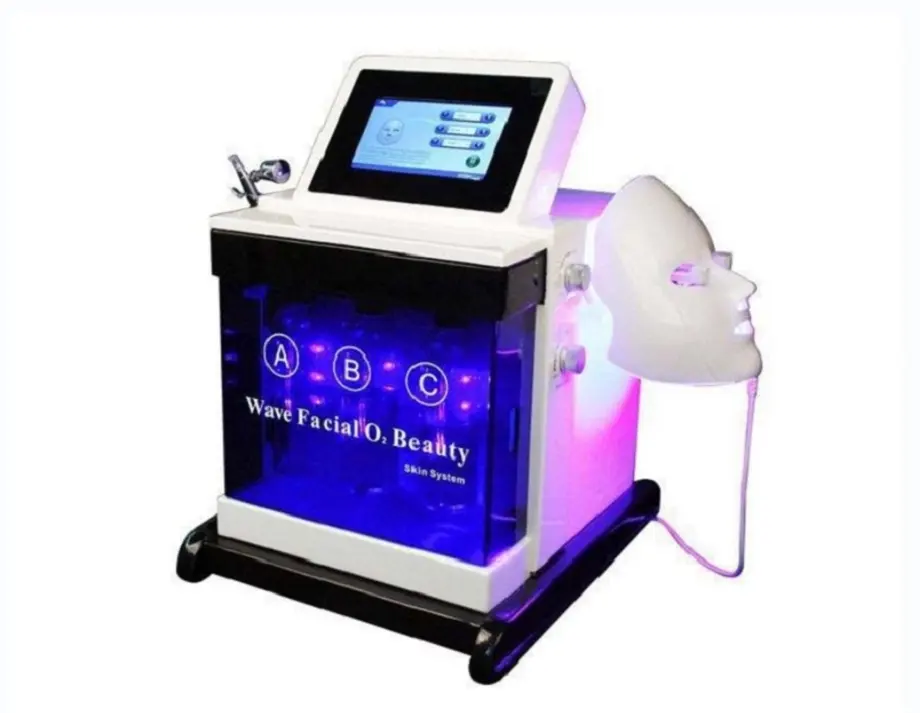 5 En 1 Máquina de belleza facial Oxygen Jet Dermabrasion Aqua Máquina de limpieza facial Máquina de microdermoabrasión de diamante