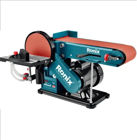 Ronix Tools 6315, lijadora de mesa con correa de madera, lijadora de banda superior, lijadora de disco de banda, discos de 4x36 pulgadas y discos de 6 pulgadas