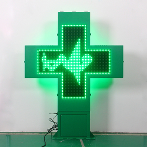 Controllo Wifi illuminazione animata Led P16 schermo di programma verde LED farmacia croce esterna doppio segno laterale - Product Image 6