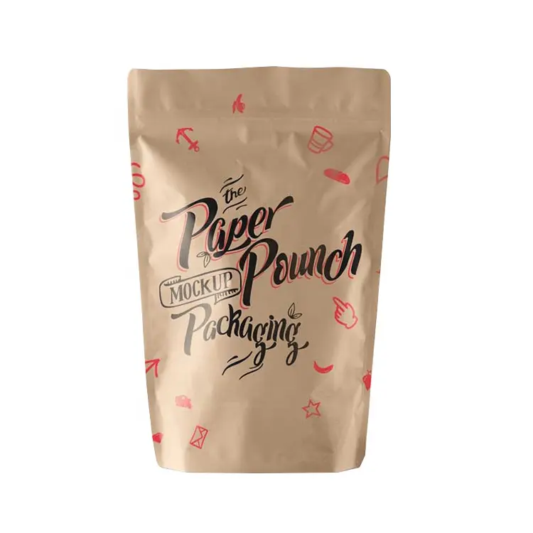 Sachet en plastique personnalisé pour aliments debout pochette d'emballage d'aliments pour animaux de compagnie en plastique sachet de thé 250g sachet d'emballage mangue séchée