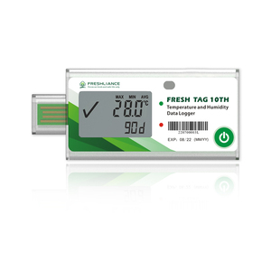 Registrador DE DATOS USB Registrador de datos de humedad y temperatura de cadena fría de una sola vez