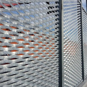 4Ft x 8Ft decorativo in alluminio maglia metallica griglia per finestra rete per insetti filo espanso tecnica di taglio perforata inclusa - Product Image 3