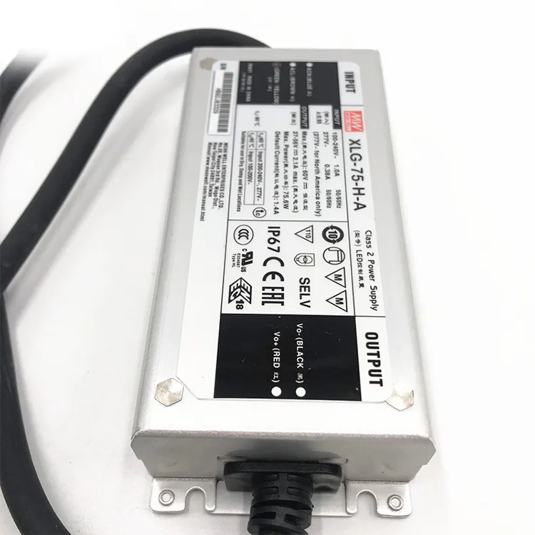 /H-A/AB Constant Voltage LED Driver Meanwell for Street/skyscraper/bay/street Lighting XLG-25/50/75/100/150/200/240-12/24/L /