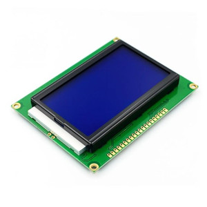 LCD-Karte Gelber grüner Bildschirm 12864 128 X64 5V Bluescreen-Anzeige ST7920 LCD-Modul - Product Image 2