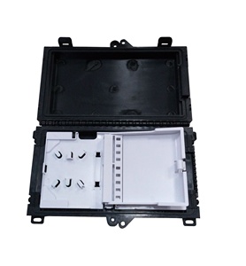 Ao ar livre 8 núcleos parede FTTH distribuição caixa IP65 fibra Nap terminação Splice encerramento 1x8 PLC Splitter FAT OTB