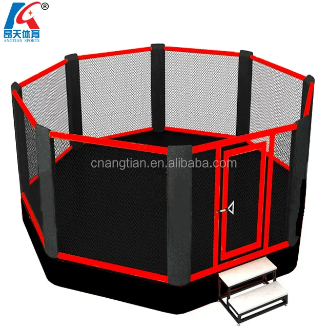 hexagon floor mma cage size sale octagon mma cage fight
