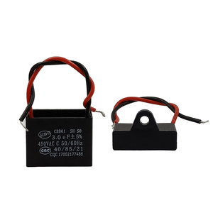 <span class=keywords><strong>3uf</strong></span> 450vac电机电容器聚丙烯薄膜电容器CBB61风扇<span class=keywords><strong>40</strong></span>/70/20，<span class=keywords><strong>40</strong></span>/85/21 200-500VAC 0.4uf-15μf -<span class=keywords><strong>40</strong></span> °C- + 85 °C HBC KAY