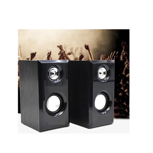 High qualität verdrahtete holz lautsprecher professionelle <span class=keywords><strong>computer</strong></span> audio USB 2.0 mini audio multimedia lautsprecher USB netzteil
