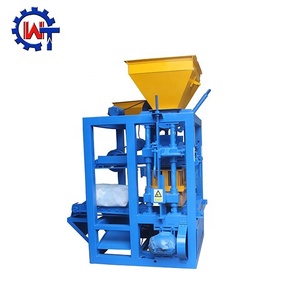 Máquina de fabricação <span class=keywords><strong>manual</strong></span> do bloco do concreto QT4-24
