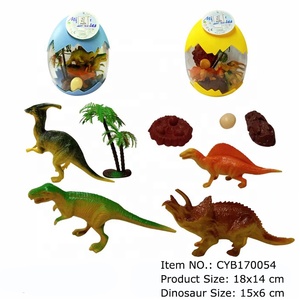 ของเล่นพลาสติกที่มีสีสันไดโนเสาร์ไข่ของเล่นสำหรับขายส่ง - Product Image 2