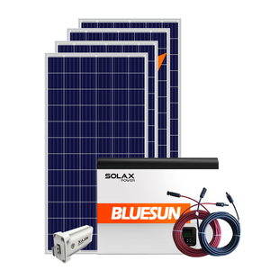 Bluesun 迷你太阳能发电厂 5kw 混合能源发电系统 5000 w 5kw 太阳能系统家庭