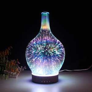 Bizoe 3d Glas Ultraschall Aroma therapie Aroma Luft Duft Diffusor mit <span class=keywords><strong>Timer</strong></span>