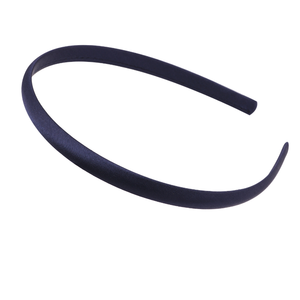 10mm מוצק סאטן סרט רגיל פרחי סרטי ראש בנות Kids'Hair אביזרי תינוק גומייה לשיער 26 צבעים