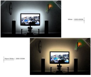 5V USB Power LED Strip Light RGB /White/Warm White 2835 SMD HDTV TV Desktop PC Screen <strong>Backlight</strong> &amp; Bias Lighting DIY Length