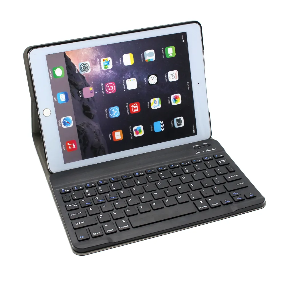 Estojo para teclado sem fio, tablet abs fino portátil ultrafino sem fio com bluetooth para ipad pro 12.9 tab s