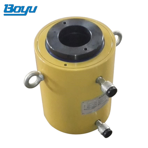 Içi boş Piston Hidrolik Silindirler Çift Etkili Merkezi Katı Hidrolik Kriko