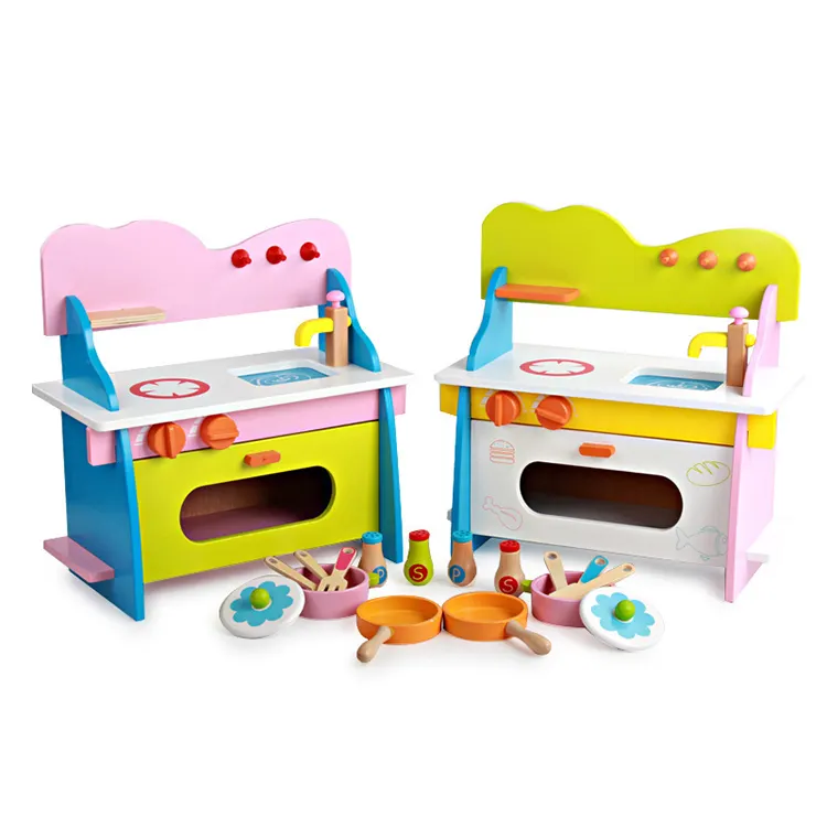 Commercio all'ingrosso In Età Prescolare Pretend Cucina Giocare Set Da Cucina Set Per I Bambini del Giocattolo