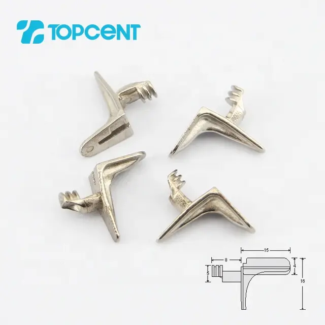 TOPCENT-Conectores de abrazadera de vidrio, soporte de estante de plástico con bisagras, compatible con armarios de cocina