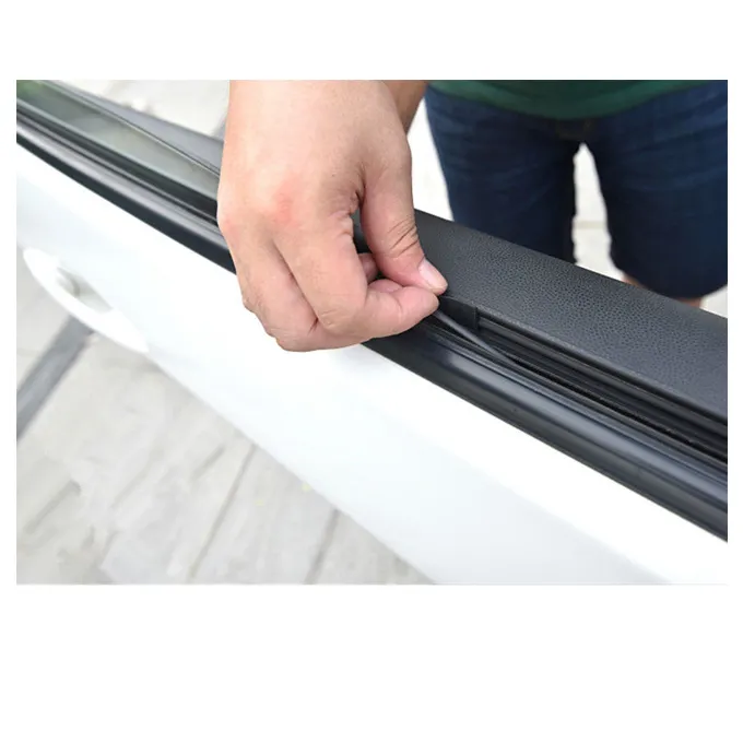 Car Side Window Trim Moulding Rubber Weatherstrip Abnormal Noise Seal Strip