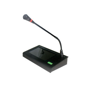 Multi Zone-Rede <span class=keywords><strong>IP</strong></span> Sistema de Colunas <span class=keywords><strong>PA</strong></span> Microfone com 7-Polegadas Tela Sensível Ao Toque para a Escola/Fábrica/porteiro do hotel