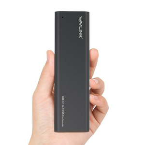 กล่องอลูมิเนียม USB C Gen 2 10Gbps M.2 SSD Enclosure B Key อะแดปเตอร์ภายนอก10Gbps USB 3.1 Type C NGFF SATA - Product Image 4
