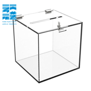 Bán buôn tùy chỉnh kích thước Acrylic có nhu cầu cũng từ thiện Tặng hộp Acrylic Hộp với khóa - Product Image 2