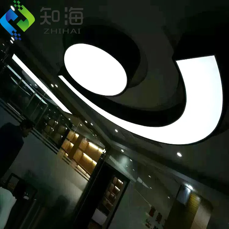 ZHIHAI boîtes lumineuses publicitaires modernes, décoration de maison, plafonds acoustiques