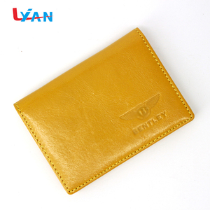 黄色合成革小钱包，开封短长度石头图案 - Product Image 1