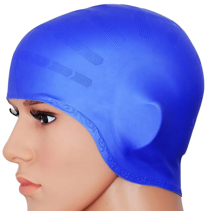 หมวกว่ายน้ำยางซิลิโคนเป็นมิตรกับสิ่งแวดล้อมสำหรับการป้องกันหู