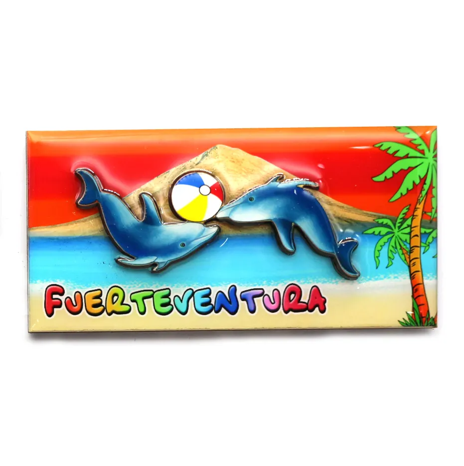Isole spagnole Gran spagna/Fuerteventura/santa di palma 3d souvenir da viaggio in legno magneti frigo