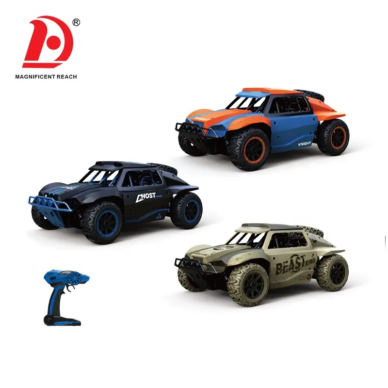 HUADA 2023 Terbaru Pengisian 9.6V Baterai Radio Kontrol 1/18 4CH Anak-anak Off Road RC Mainan Mobil Balap