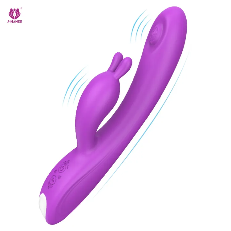 Brinquedo sexual adulto para mulheres, massagem sensual, vagina, motor duplo, vibrador de coelho, brinquedo sexual S-HANDE