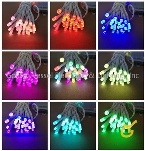 Функциональный набор рисовых ламп с регулируемой яркостью RGB, декоративное освещение для рождественской елки - Product Image 4