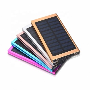 New Mini Solar Power Bank 20000mAh Trending <strong>Products</strong> Universal Slim Portable Wired Powerbank - Product Image 2