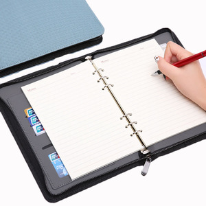 Power Bank Looseleaf <strong>Notebook</strong> Conference Record Book College Student Diary A5 Removable Thickened and <strong>Notebook</strong> Business Work - Product Image 4