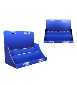 Màn Hình Pop Cửa Hàng Bật Lên Di Động Khuyến Mãi Siêu Thị Màu Xanh Đậm Tùy Chỉnh Màn Hình Hiển Thị Truy Cập PDQ Mặt Bàn CDU Dành Cho Bao Cao Su - Product Image 3