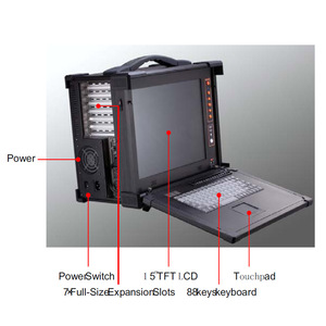 15 pulgadas LCD table ortable Industrial uuged omputer hasshassis con 5 Pcs HDpace Pace 7 Pcs alalf-tamaño Lots xpansion lotes para Data orensics - Product Image 2
