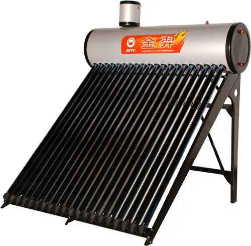 Jinyi Aluminum Alloy Frame Rooftop Solar Water Heater with Assistant Tank Accessories