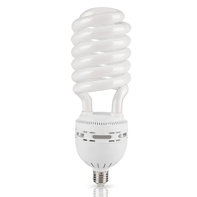 Lampe économie d'énergie en spirale E27/B22, ampoule blanc chaud 3000H à économie d'énergie, 32W 2700K à bon prix, halogène CFL