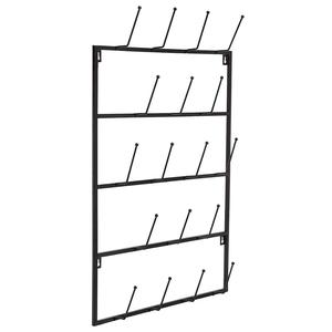 מתכת חוט 5 Tier קפה ספל מתלה קיר רכוב חלב תה כוס מחזיק כוס ייבוש מדף