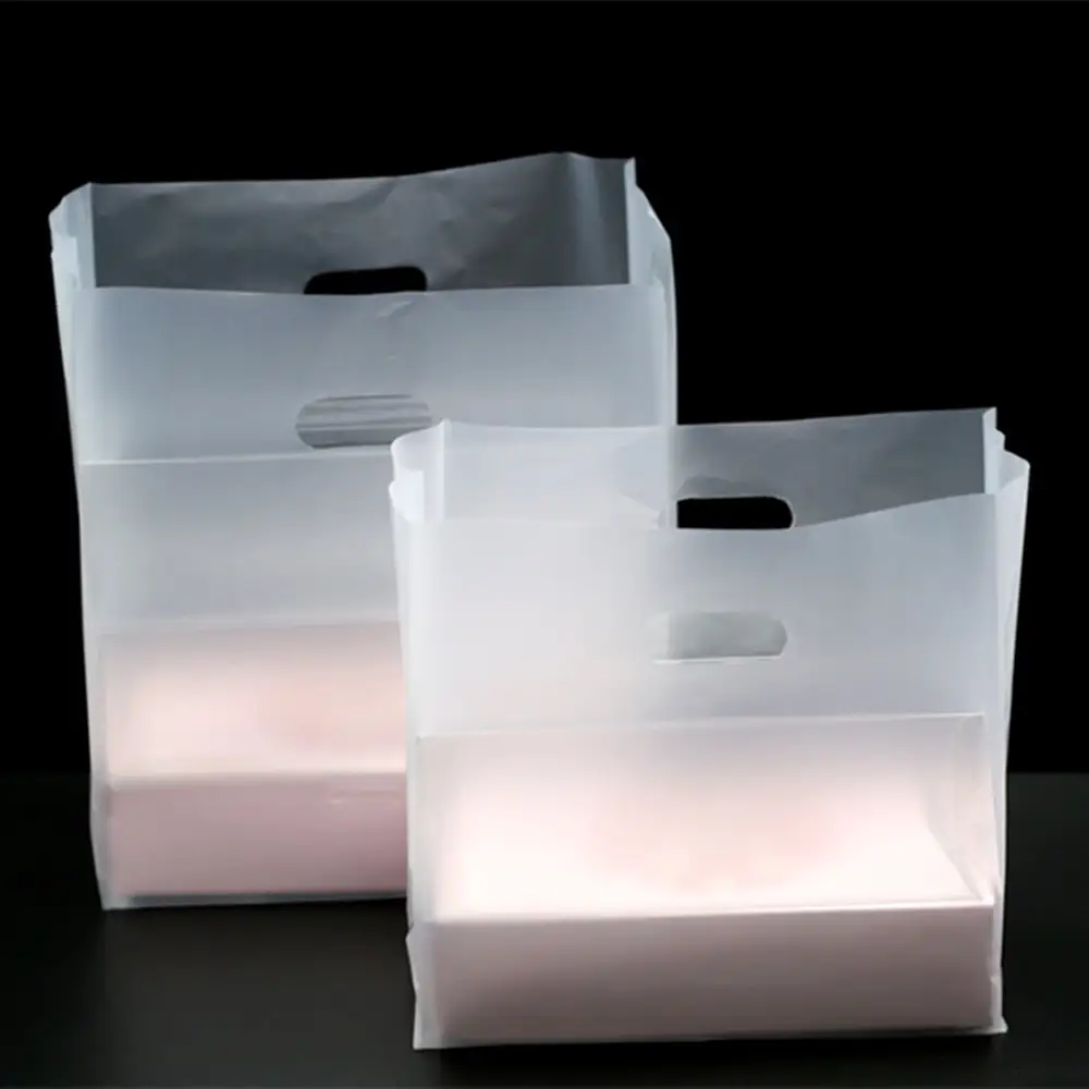 تصميم خاص الساخن بيع مخصص الطباعة مطعم إخراج حقيبة طعام بلاستيكية