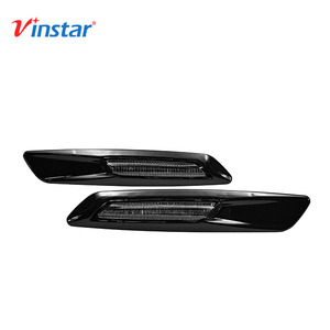 Vinstar ไฟติดควันไฟ + โครเมียมสีดำ,ไฟสัญญาณเลี้ยว LED แบบด้านข้างสำหรับ BMW รุ่น E60 E61 E82 E88 F10จำนวน2ชิ้น - Product Image 4