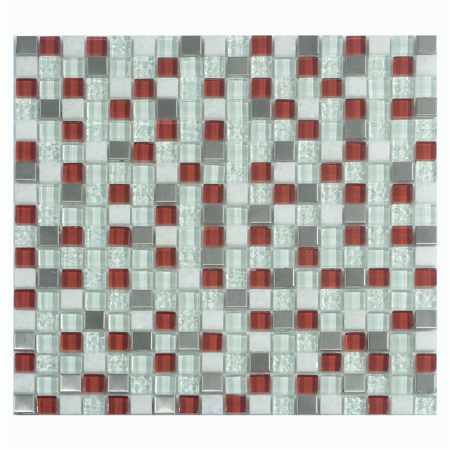 Venta al por mayor mosaico azulejos rojos-Compre online los mejores