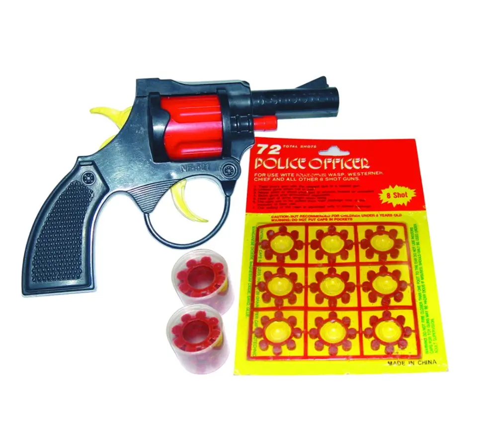 Hotsale 121 cowboy kap plastik 8 shot halka caps Mermi Havai Fişek tabancası havai fişek oyuncak çocuklar için