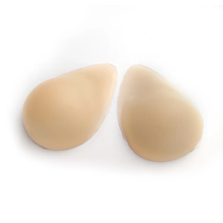 Water Drop Shape Seamless Silicone Bra Teardrop Invisible Adhesive Strapless Backless Bra for Natural Lift