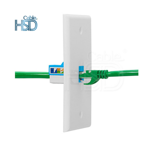 RJ45 Cat6打孔网络梯形插孔90度UTP无屏蔽模块化插头原始设备制造商工厂母连接器电信零件 - Product Image 4