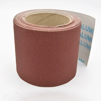 JB-5 aluminum oxide abrasive emery sanding cloth roll for grinding wood and metal