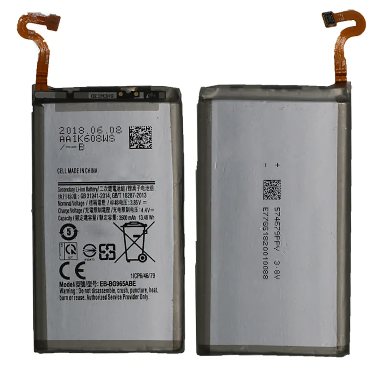 맞춤형 원래 배터리 EB-BG965ABE 삼성 S9 플러스 핸드폰 배터리 충전식