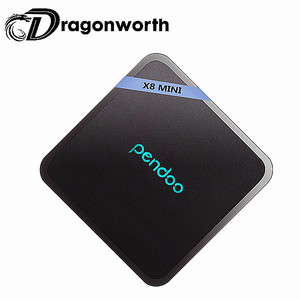 La última caja de TV Pendoo X8 Mini 1 GB 8 GB Amgolic S905W instalado KDplayer 17,3 con complementos 4 K <span class=keywords><strong>Android</strong></span> 7,1 Ott 7,0